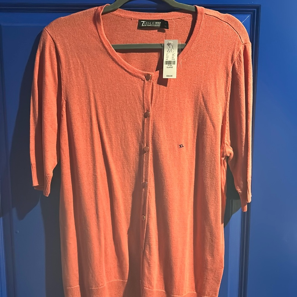 Short sleeve cardigan